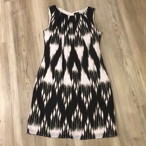 Worthington Dress Black and White